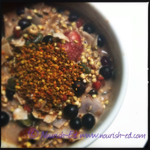 Sprouted buckwheat superfood breakfast