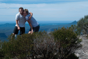 On the Castle summit
